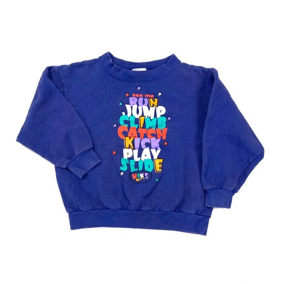 Nike Other - NIKE Vintage Kids 5-6 Crewneck Sweatshirt Sweater
